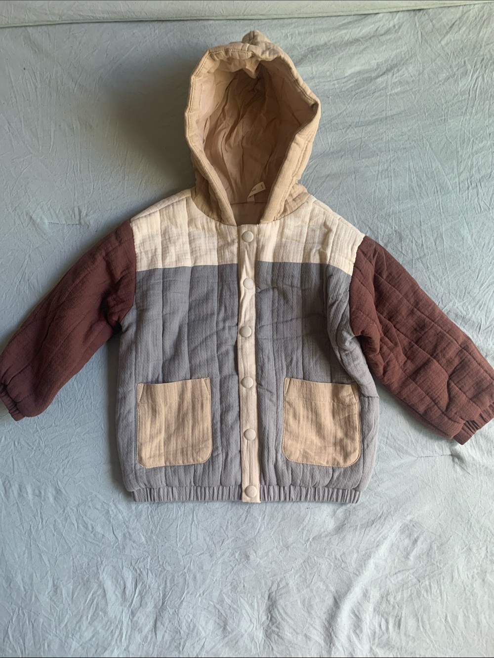 Quincy Mae Hooded Woven Jacket